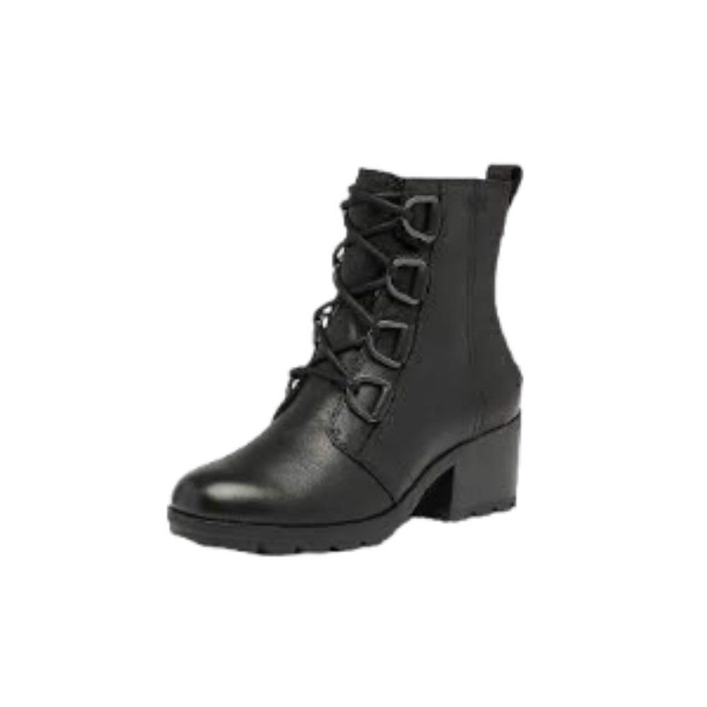 Sorel Women's Cate Waterproof Lace Boot Black 6 NWT